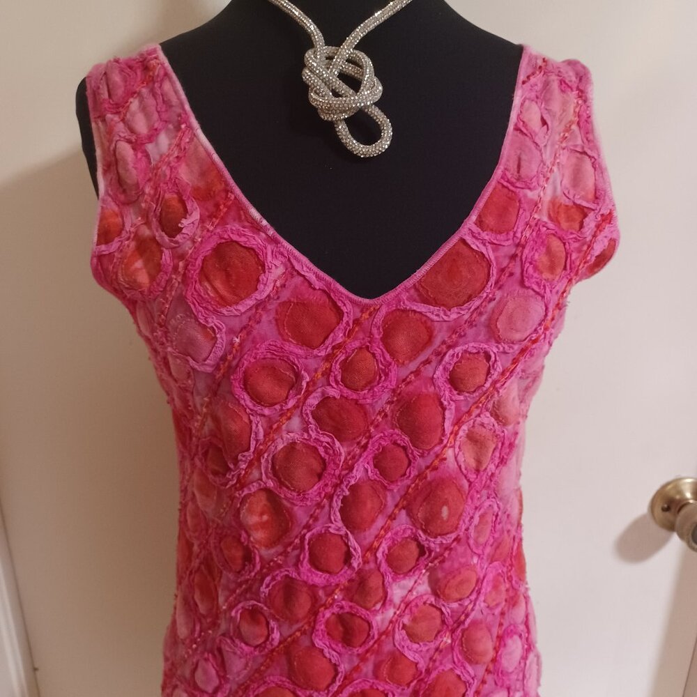 MEZON Tie-dyed Exquisitely Embellished